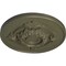 Ekena Millwork Monique Ceiling Medallion (Fits Canopies up to 3 3/4"), Hand-Painted Painted Turtle, 13 3/4"OD x 1"P CM13MOPTF - alternate 2